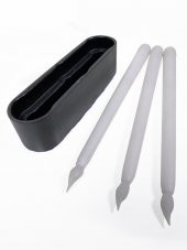 CajuArt 3 Adet Şamdan Led Mum ve Siyah Renk Mumluk Set Takım - 5