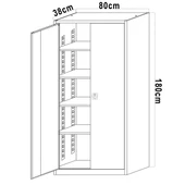 Çelik Dosya Dolabı Metal Dolap Ofis Dolapları Arşiv , Garaj , Bahçe , Kiler , Balkon - 6