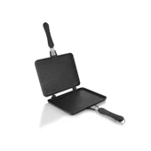 Schafer Tastemake Döküm Ocak Üstü Tost Izgara 20x26 Cm-2 Parça - 4