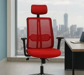 7 Arji Anji Deri Başlıklı Çalışma Sandalyesi - 2