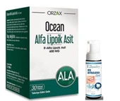 Orzax Ocean Alfa Lipoik Asit 600 mg 30 Tablet - Diş Beyazlatıcı Köpük Hediye - 1