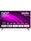 Simfer 50SFSV6B 4K Ultra HD 50" 127 Ekran Uydu Alıcılı Smart ULED TV - 1