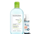 Bioderma Sebium H2O Yüz ve Makyaj Temizleme Suyu 500 ml- Diş Beyazlatıcı Köpük Hediye - 1