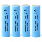 18650-26ME Açık Mavi Şarjlı Batarya Pil 3.6V 2600mAh Li-Ion Uzun Ömürlü Yüksek Kapasite Şarj Edilir thumbnail 1