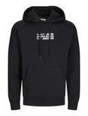 Jack Jones Corp Graphıc Regular Fit Kapişonlu Erkek Sweat 12268422 - 5
