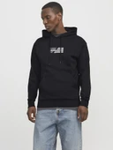 Jack Jones Corp Graphıc Regular Fit Kapişonlu Erkek Sweat 12268422 - 1