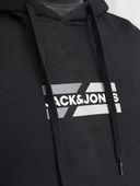 Jack Jones Corp Graphıc Regular Fit Kapişonlu Erkek Sweat 12268422 - 6