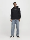 Jack Jones Corp Graphıc Regular Fit Kapişonlu Erkek Sweat 12268422 - 3