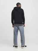 Jack Jones Corp Graphıc Regular Fit Kapişonlu Erkek Sweat 12268422 - 4