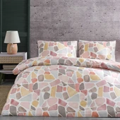 TAÇ RANFORCE ALVY NEVRESİM TAKIMI PEMBE ÇİFT KİŞİLİK thumbnail 1