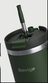 Stevig ST-237 2 Moods Tuck-In Tumbler Sızdırmaz Çelik Termos 900ML Green - 1