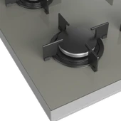 Beko BSTOC 828 G Gri Cam Set Üstü Ocak - 4