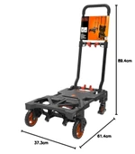 Black+Decker BH206 55/120 kg Katlanır El Arabası Outlet - 2