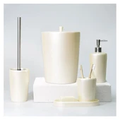 Selim Dekor Conical Banyo Seti İnci thumbnail 1