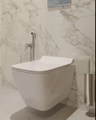 Seramiksan Saturn Rim-Out (Kanalsız) Asma Klozet + Creavit Gömme Rezervuar + Yavaş Kapanır Kapak thumbnail 5