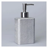 Selim Dekor Linen Banyo Setı Gümüş thumbnail 2