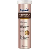Dynavit Vitamin C+ Vitamin D3+ Çinko 20 Efervesan Tablet - 1