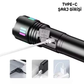 Şarj Edilebilir El Feneri - Wison - 2000 Lümen - 20 Watt - Fosforlu Kasa thumbnail 5