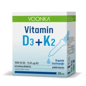 Voonka Vitamin D3K2 Damla 25 ML - Diş Beyazlatıcı Köpük Hediye thumbnail 1