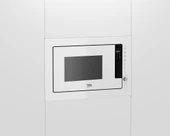 Beko BMC 2520 B 25 Lt Beyaz Cam Ankastre Mikrodalga Fırın - 2