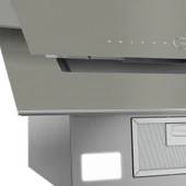 Beko BDE 6072 G Duvar Tipi Gri Cam Ankastre Davlumbaz - 2