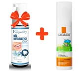 E2'quality Diş Beyazlatıcı Köpük + La Roche Posay Anthelios Dermo Pediatrics Lait Bebe SPF 50 50 ML Bebek Güneş Kremi - 1