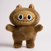 plentiful Labubu 35 cm Peluş Oyuncak , El Yapımı , Kahve - 1