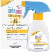 Sebamed Bebek Güneş Koruma Spreyi SPF 50 200 ML - Diş Beyazlatıcı Köpük Hediye thumbnail 1