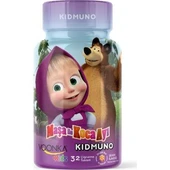 Voonka Maşa İle Koca Ayı Kidmuno 32 Çiğneme Tableti C Vitamini Takviyesi - Diş Beyazlatıcı Köpük Hediye thumbnail 1