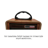 RT708 Retro Radyo Bluetooth Hoparlör  Solar Güneş Enerjili Şarjli thumbnail 4