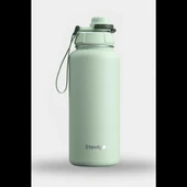 Stevig ST-218 1 Hand Leak-Proof Sızdırmaz Çelik Termos 1000ML Smoke Green - 1