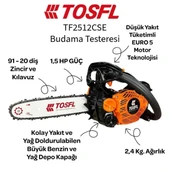Tosfl TF2512CSE Motorlu Budama Testeresi thumbnail 4