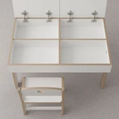 Çocuk Aktivite Masası- % 100 MDF - Üstün Kalite-  Açılabilir Masa + 1 Sandalye thumbnail 2