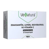 VeNatura Zeaksantin Lutein Resveratrol ve Vitamin C Takviye Edici Gıda 30 Yumuşak Kapsül - 1