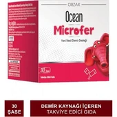 Ocean Microfer Takviye Edici Gıda 30 Saşe - Diş Beyazlatıcı Köpük Hediye thumbnail 1