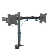 EXVEGA 13-27EXVEGA 13-27 inç LCD / LED İkili Monitör Tutucu Ayarlanabilir Kol Vesa Monitör Standı EX788 LCD / LED İkili Monitör Tutucu Ayarlanabilir Kol Vesa Monitör Standı EX788 - 2