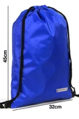 Rakerplus Saks Mavi 32x45 cm Su Geçirmez Büzgülü Krampon ve Spor Çantası thumbnail 4