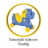 Pilsan Sallanan Fil Oyuncak - Kırmızı - 3