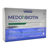 Dermoskin Medohbiotin Biotin 5 mg 60 Tablet Biotin Takviyesi thumbnail 1