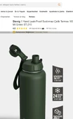 Stevig ST-215 1 Hand Leak-Proof Sızdırmaz Çelik Termos 1000ML Green - 2
