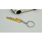 Cadillac  Çift Yön  New Style  Gold Krom Metal  Anahtarlık   AYNI GÜN ÜCRETSİZ KARGO - 4