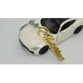 Cadillac  Çift Yön  New Style  Gold Krom Metal  Anahtarlık   AYNI GÜN ÜCRETSİZ KARGO - 5