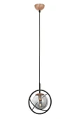 AVONNI AV-60291-1BSY Siyah Boyalı Avize E14 Metal Cam 22cm - 1