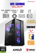 DFS GAMING CLINT RYZEN 5 7500F-B650M-RTX 5070 TI 16GB-32GB DDR5 RAM-1TB M.2 SSD-OYUNCU BİLGİSAYARI thumbnail 1