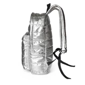 Biggdesign Moods Up Calm Kapitone Sırt Çantası Su Geçirmez Hafif Okul ve Laptop Çantası Gümüş Renk thumbnail 3