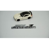 Chevrolet Camaro ZL1 Bagaj Yazı Krom Metal 3M 3D Logo Amblem - 2