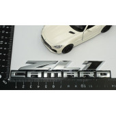 Chevrolet Camaro ZL1 Bagaj Yazı Krom Metal 3M 3D Logo Amblem - 7