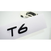 DK Tuning T6 Siyah ABS 3M 3D Bagaj Yazı Logo Volvo İle Uyumlu - 1