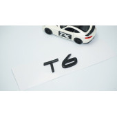 DK Tuning T6 Siyah ABS 3M 3D Bagaj Yazı Logo Volvo İle Uyumlu - 2