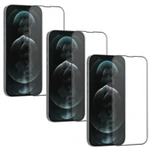 iPhone 16e Uyumlu Tam Kaplayan Kalın Parlak 5D Ekran Koruyucu x3 - 1